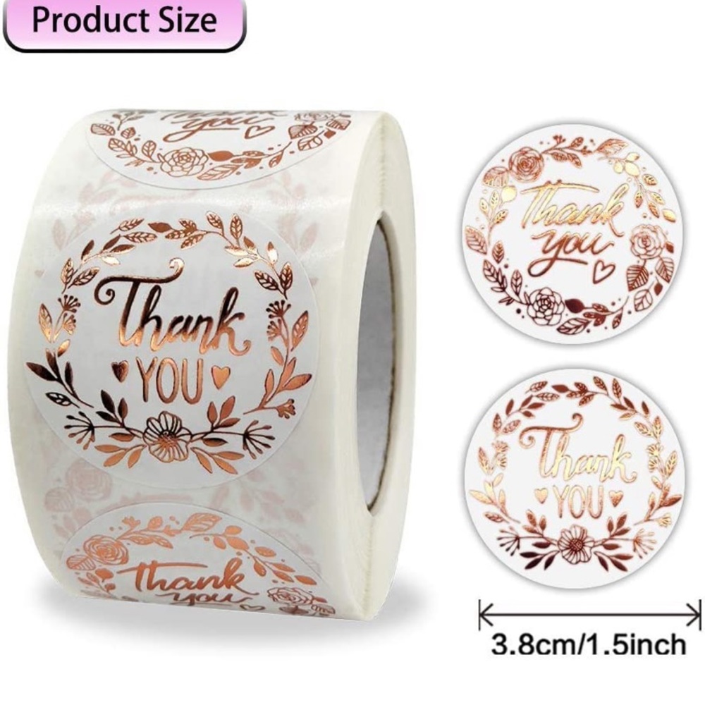 ๐ BEST SELLING๐100 Premium Rose Gold foil stickers - Picture 4 of 4